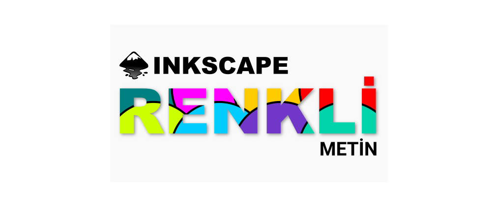 Inkscape’de renkli metin